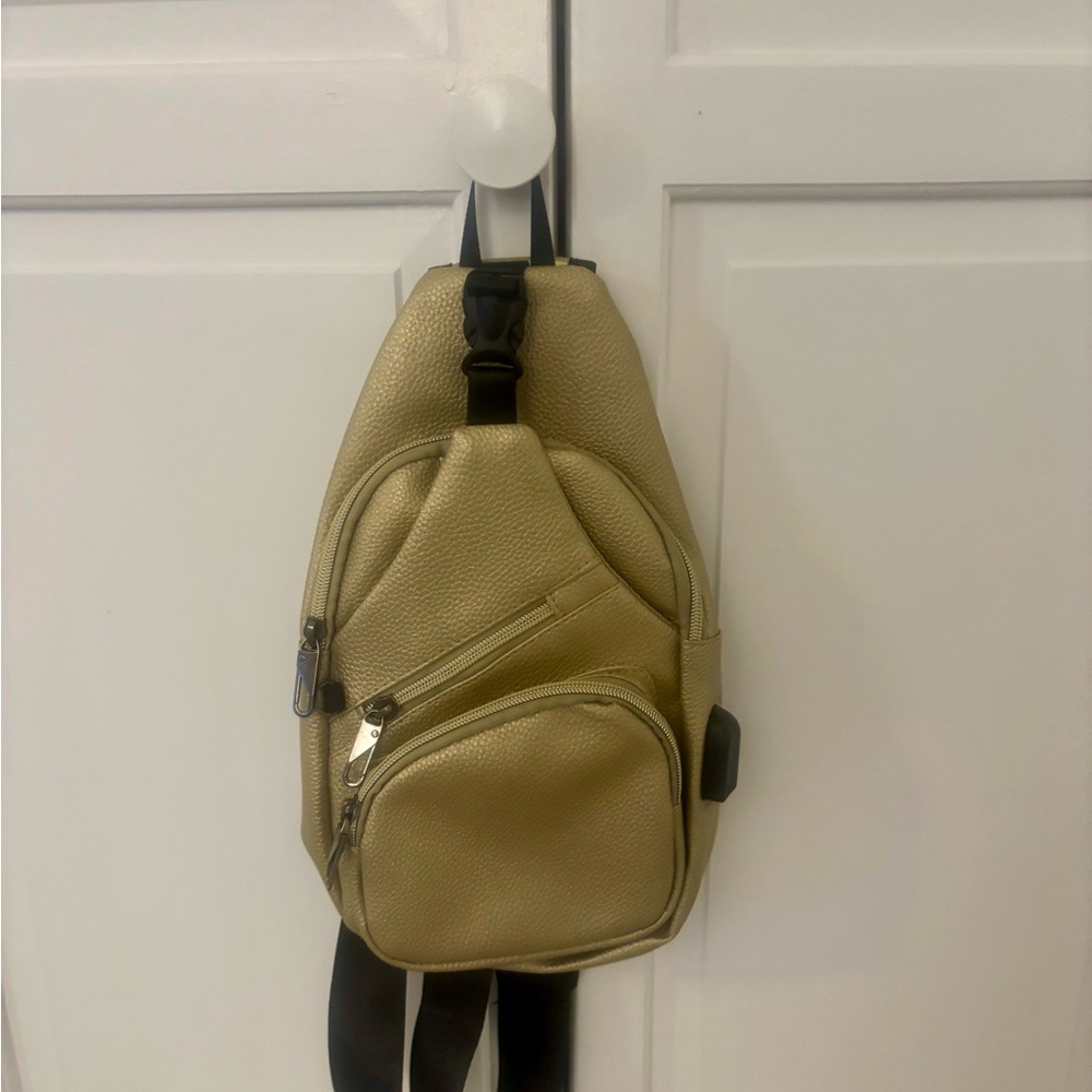NUPOUCH Gold Anti-theft Crossbody (Like NEW)